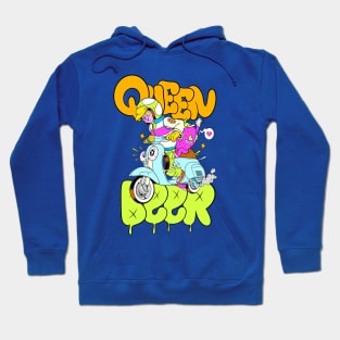 Queenbeer  Motorcycle Club Hoodie